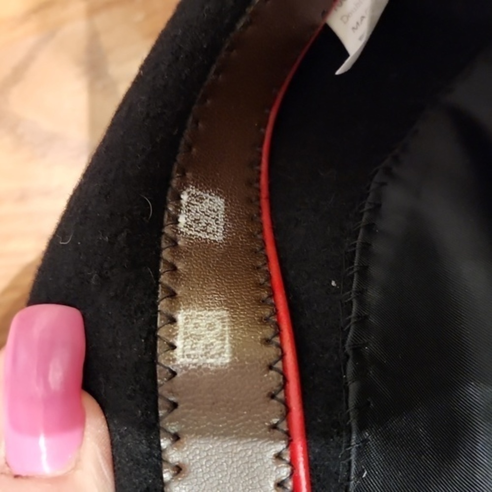 Vintage Beret‎ vrai Basque 58-9.5 pure Laine - Picture 5 of 7